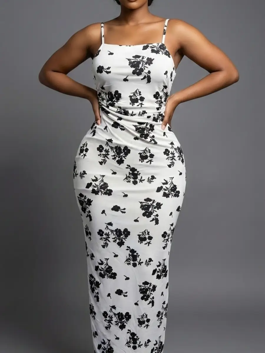 Floral Mesh Dress - Comfy-Mesh Dresses available at theGirlyZone Kampala