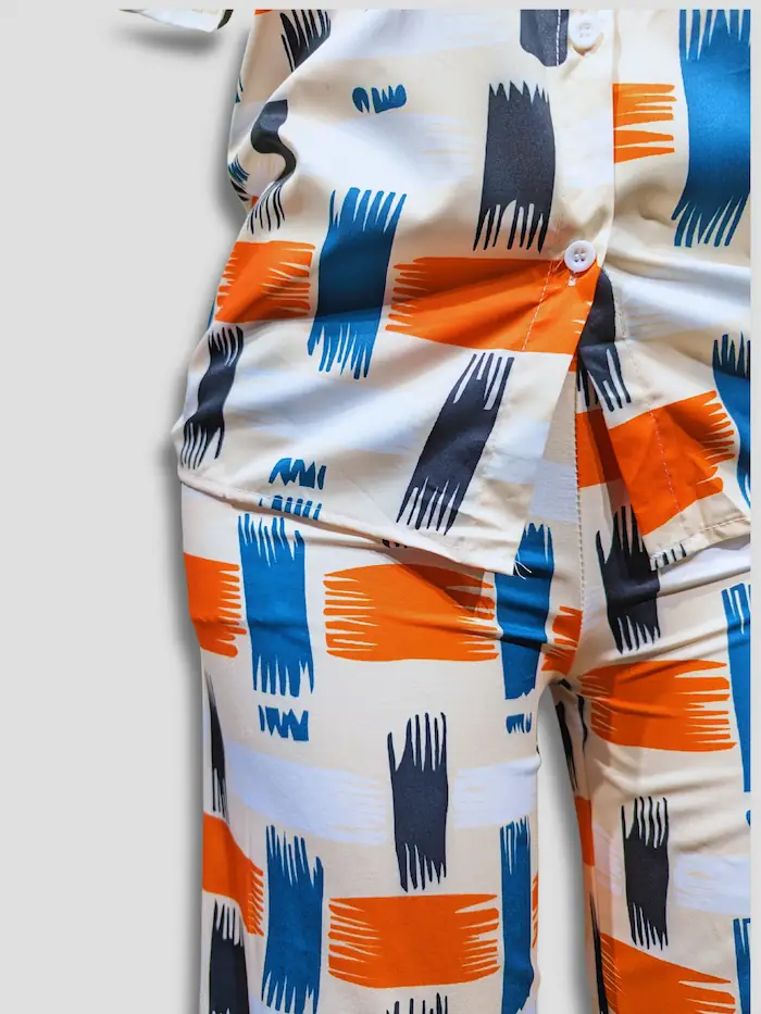 Trendy Art Pajamas - Silk-Cotton sets available at theGirlyZone Kampala